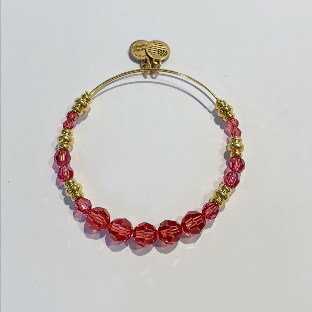 Alex and Ani Rose Beaded Bangle